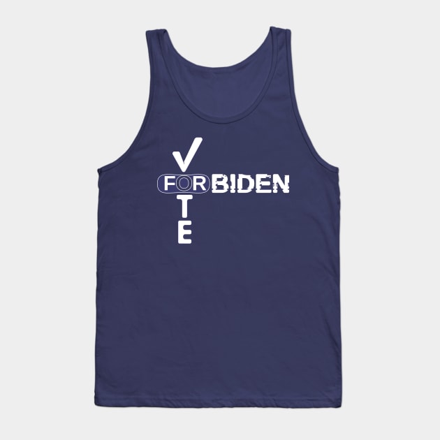 vote for joe biden Tank Top by Salma Ismail